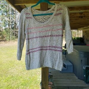 Striped Knit Sweater